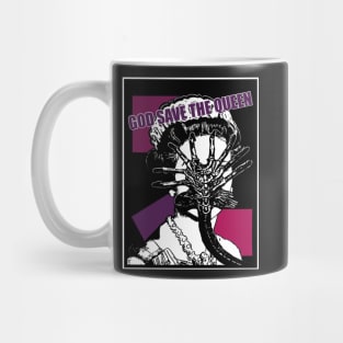 God save the Queen (face hugger) Mug